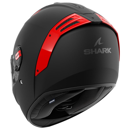 Kask Integralny Shark Spartan RS Blank SP Black Red Matt