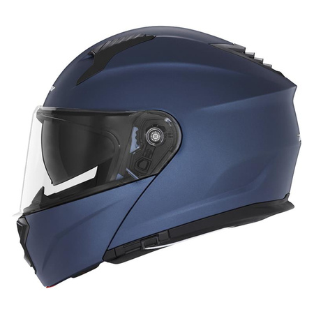 Kask Szczękowy Motocyklowy NOX FLIP-UP N967 SOLID BLUE