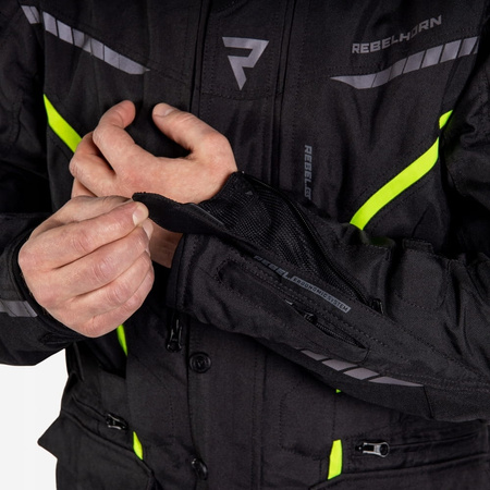Męska Kurtka Rebelhorn Hiker III Black Fluo