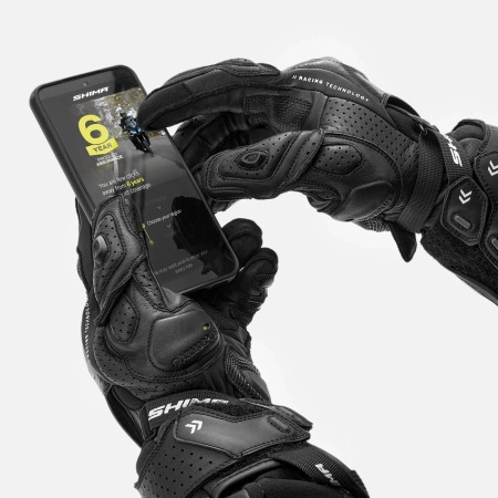 Rękawice Motocyklowe SHIMA RS-3 BLACK czarny