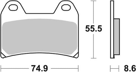 Klocki Hamulcowe SBS 706RST