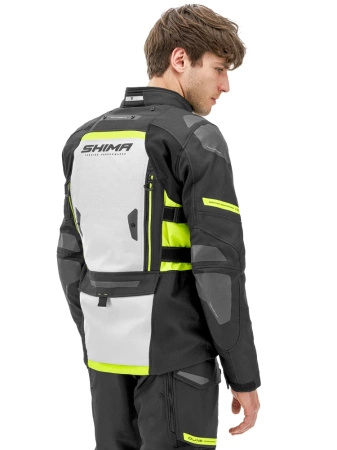 Kurtka Motocyklowa SHIMA DUNE JKT FLUO tekstylna męska