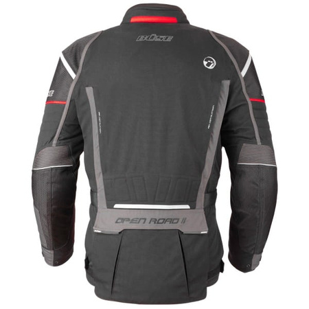 Kurtka Motocyklowa Męska BUSE OPEN ROAD II Black/Red
