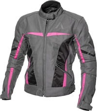 Kurtka Motocyklowa Damska ADRENALINE LOVE RIDE 2.0 PPE szary różowy