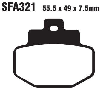 Klocki Hamulcowe EBC SFA321HH