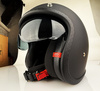 Kask Otwarty Apex JI100 SOLID MATT czarny matowy