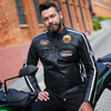 Męska Kurtka Motocyklowa Wolf Retro