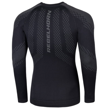 Koszulka Termoaktywna Rebelhorn Active II LS Black Grey