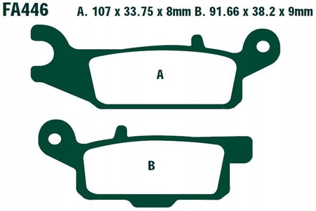 Klocki Hamulcowe EBC FA446R