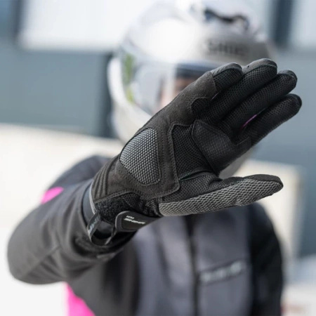 Rękawice Motocyklowe Damskie SHIMA HERO BLACK PINK