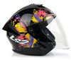 Kask Otwarty LS2 OF618 Verso II Wingz black yellow