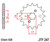 JT ZĘBATKA PRZEDNIA JTF247.13