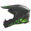 Kask Off-roadowy Motocyklowy NOX N634 GRADIANT BLACK GREEN FLUO