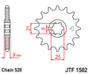 Zębatka Przednia JT JTF1502.13
