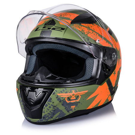 Kask Integralny LS2 FF353 Rapid II Thunder Birds Matt Oragne