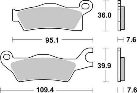 Klocki Hamulcowe SBS 911RSI