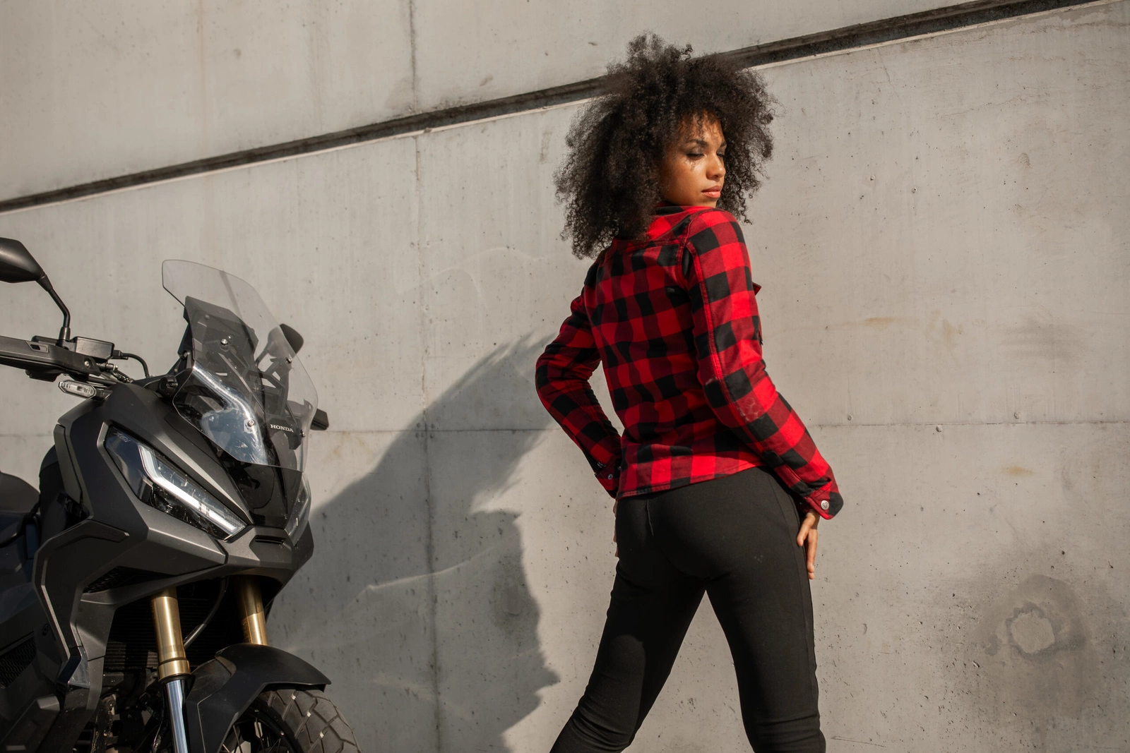 Legginsy motocyklowe SECA FLEX Czarne