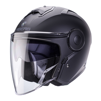 Kask otwarty CABERG JET SOHO SOLID BLACK MATT