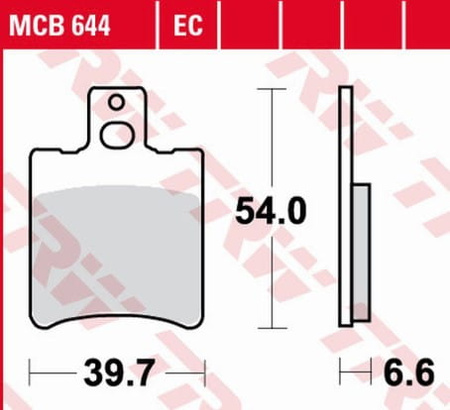 Klocki Hamulcowe TRW MCB644EC
