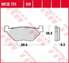 Klocki Hamulcowe TRW MCB731SH