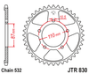 Zębatka Tylna JT JTR830.46