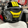Kask Szczękowy SMK GULLWING NAVIGATOR czarny żółty