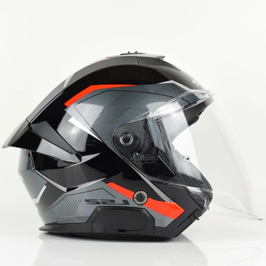 Kask LS2 OF618 VERSO II Czarny Czerwony