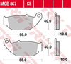 Klocki Hamulcowe TRW MCB867SI