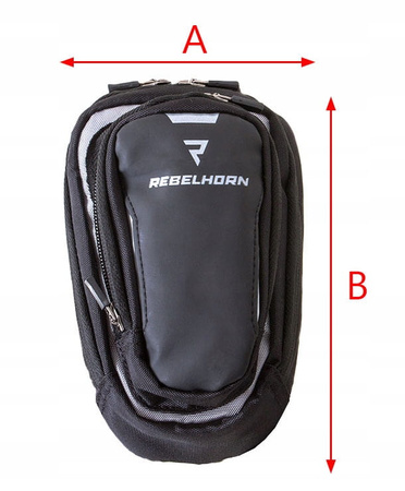 Torba Biodrowa Rebelhorn Hip II Black Grey