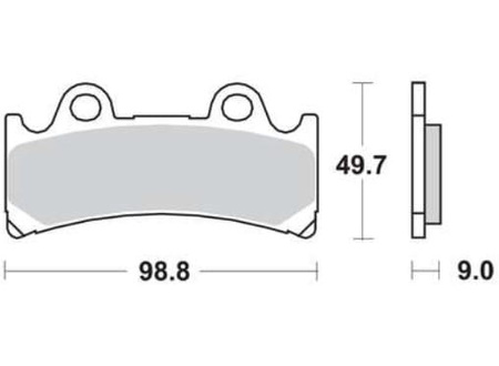 Klocki Hamulcowe TRW MCB656SV