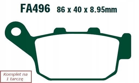 Klocki Hamulcowe EBC FA496HH