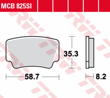 Klocki Hamulcowe TRW MCB825SI