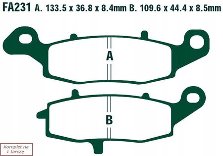 Klocki Hamulcowe EBC FA231V