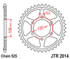 Zębatka Tylna JT JTR2014.42