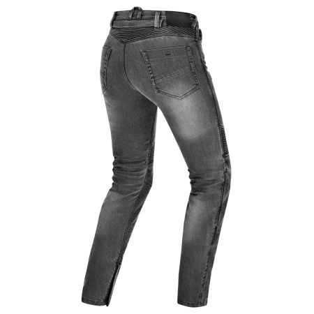 Damskie Jeansy Motocyklowe SHIMA ZENITH GREY szary dżinsowe