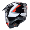 Kask adventure CABERG DUAL TANAMI SCRAM BLACK RED WHITE