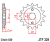 Zębatka Przednia JT JTF329.16