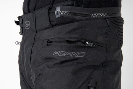 Spodnie Motocyklowe Ozone Vulcan Long Leg Black