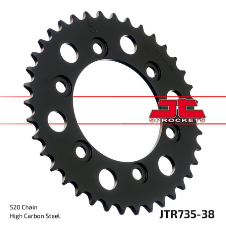Zębatka Tylna JT JTR735.38