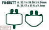 Klocki Hamulcowe EBC FA485TT