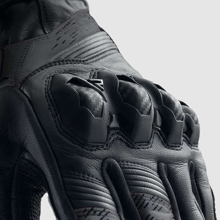 Skórzane rękawice motocyklowe REBELHORN VIPER BLACK