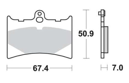 Klocki Hamulcowe TRW MCB572