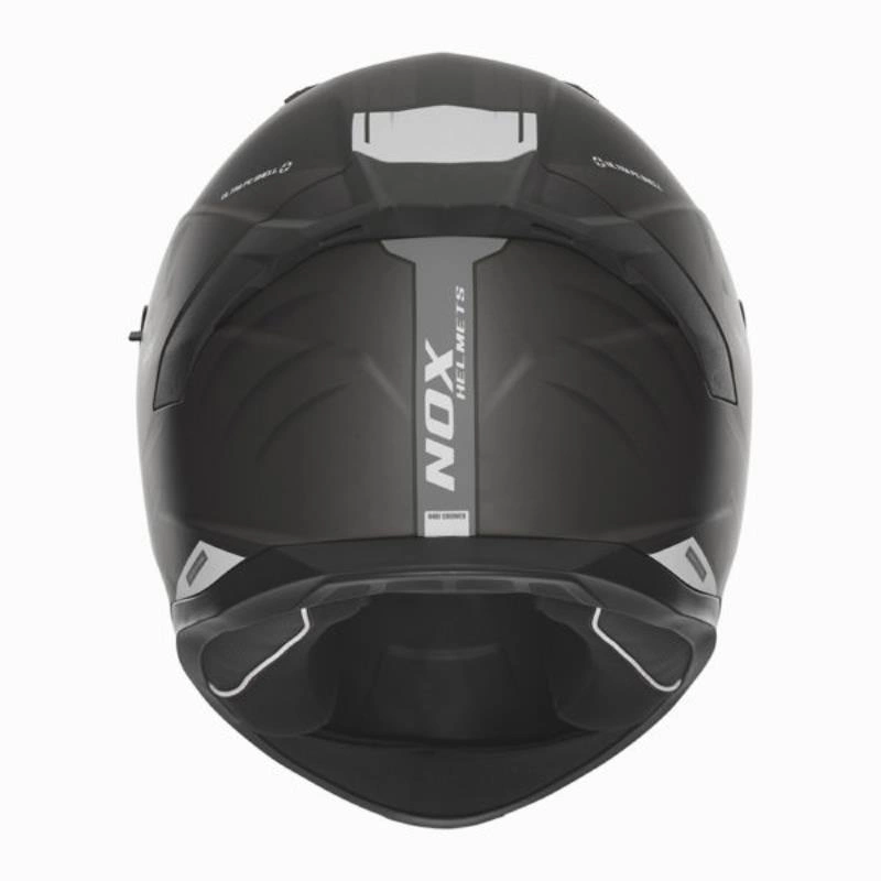Kask intregralny motocyklowy NOX N401 CROWER Czarno-srebrny