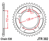 Zębatka Tylna JT JTR302.41