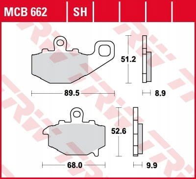 Klocki Hamulcowe TRW MCB662