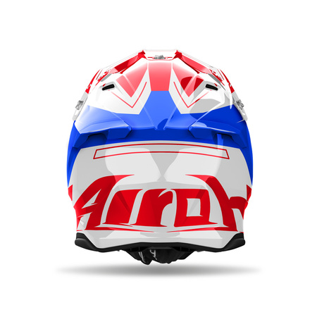 Kask cross AIROH TWIST 3 DIZZY BLUE/RED GLOSS