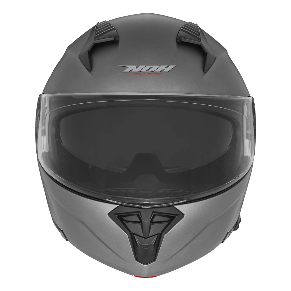 Kask szczękowy motocyklowy NOX N968 Tytanowy mat