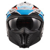 Kask Modułowy LS2 OF606 DRIFTER DEVOR MATT WHITE BLUE