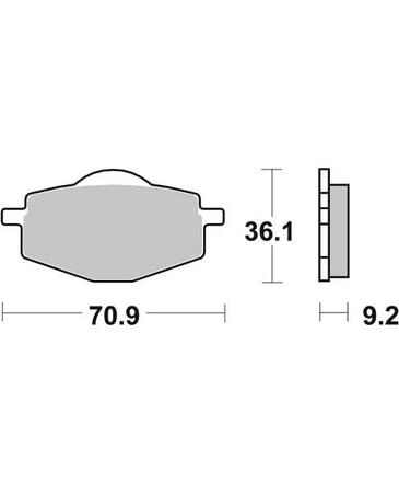 Klocki Hamulcowe SBS 575SI