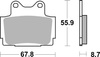 Klocki Hamulcowe SBS 570LS